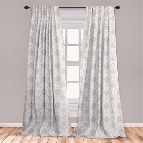 gray boho curtains